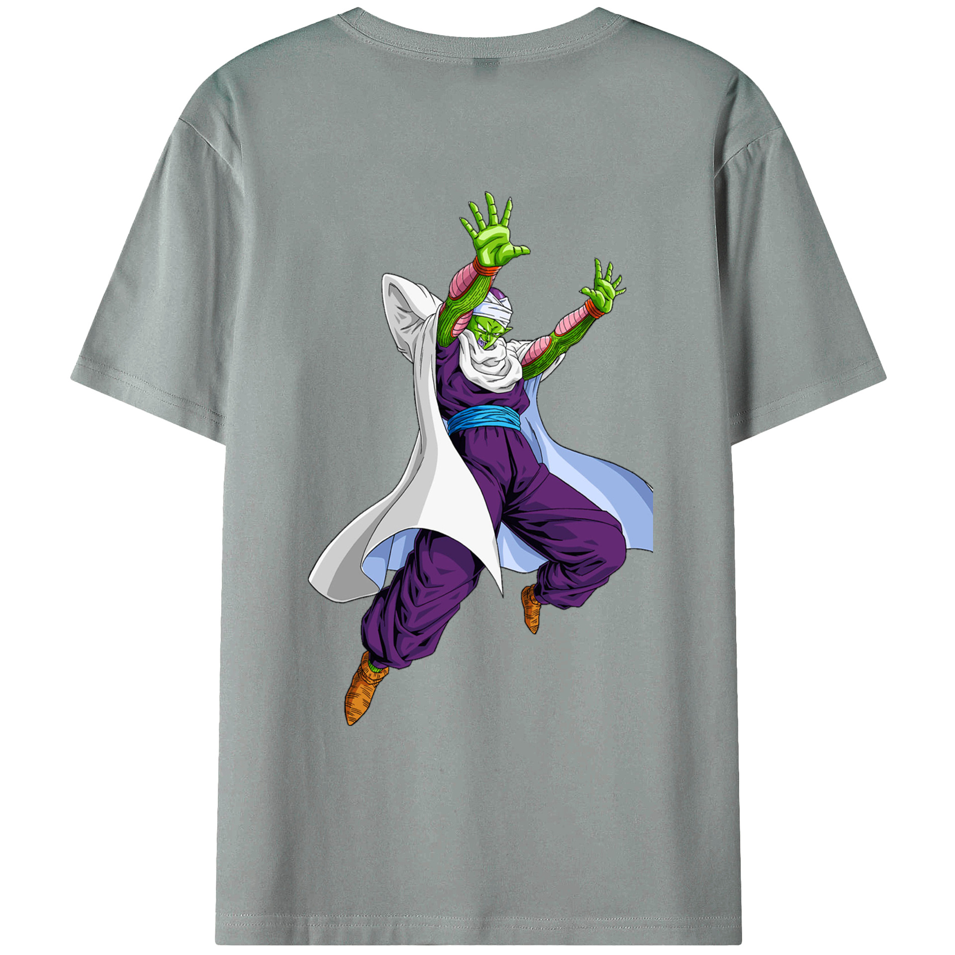 （画像用） ドラゴンボール ピッコロ DRAGON BALL Piccolo 綿100％ メンズ半袖Tシャツ（バックプリント） 通気性